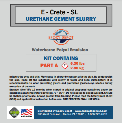 E-Crete-SL Urethane Cement Gray