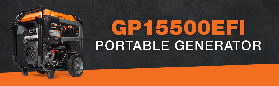 GENERAC GP15500EFI PORTABLE GENERATOR