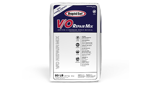 Rapid Set® V/O Vertical Overhead Repair Mix Bag