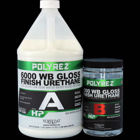 POLYREZ 6000 WB URETHANE GLOSS 1.25 gal.