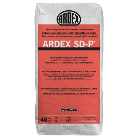 SD-P® Self-Drying, Trowelable Concrete Underlayment