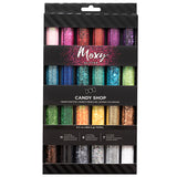 MOXY GLITTER AND EMBOSSING - MIXED GLITTER - CANDY SHOP (24 PIECE)